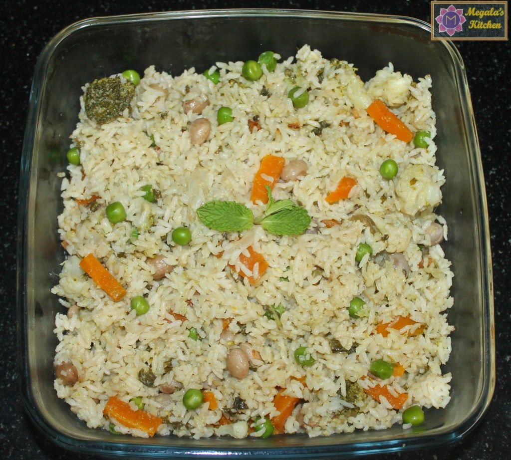 Coconut milk biryani with baby potato curryMegala's Kitchen ...